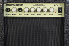 Compact 15 Watt Acoustic Guitar Amplifie 